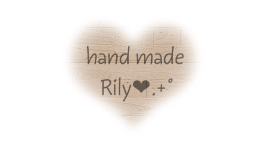 -hand made Rily ❤︎.+°-