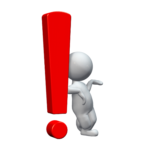 腕を組んで顎に指を乗せて考える3D人形