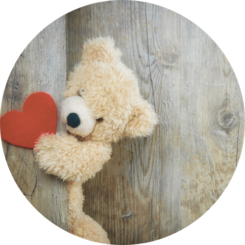 ハートを持ったクマ