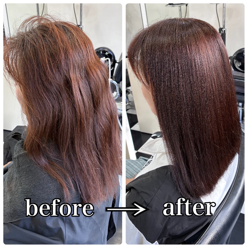 ヴィラロドラカラーのbefore after