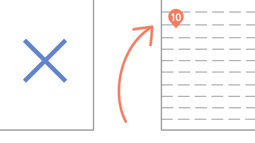 鍼灸治療和亀の駐車場案内図