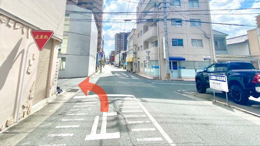 鍼灸治療和亀の周辺案内図