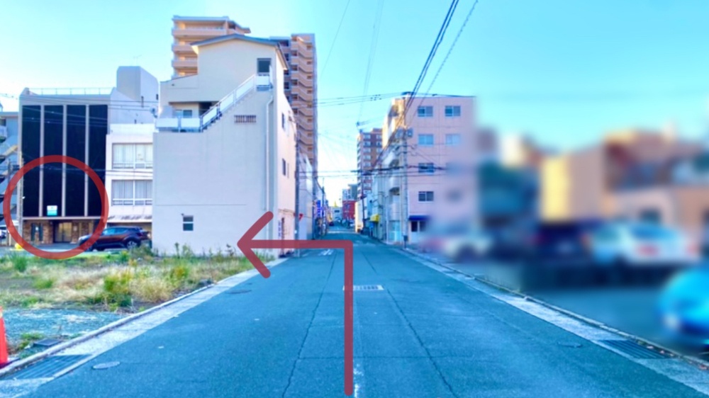 鍼灸治療和亀の周辺案内図