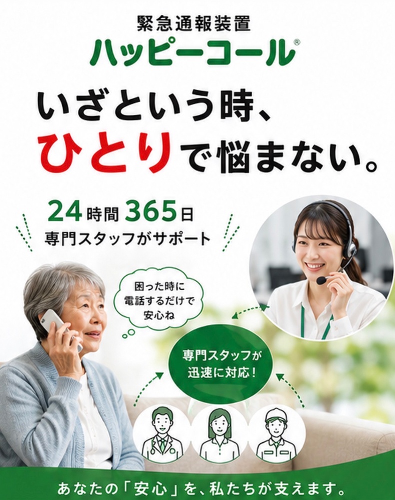 緊急通報装置ハッピーコール®︎