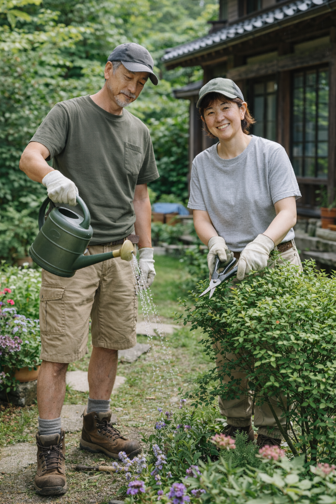 遠賀郡岡垣町-庭師:造園緑化管理SS藤翔 防草シート張り/庭改造/リフォーム/小さな解体/剪定/伐採伐根/植え替え/石.砂利.土.処分/灯篭.物置.庭の物.片付け.撤去.移動.整地.処分‼