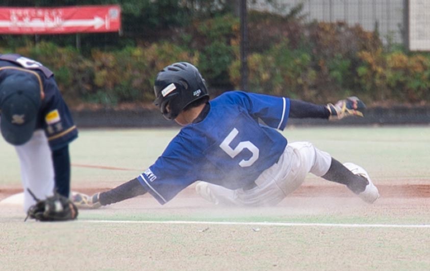 勝どきドリームナインホープ選手プレー写真