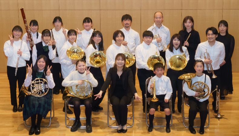 宇都宮のホルン教室 第1回 音楽発表会 集合写真