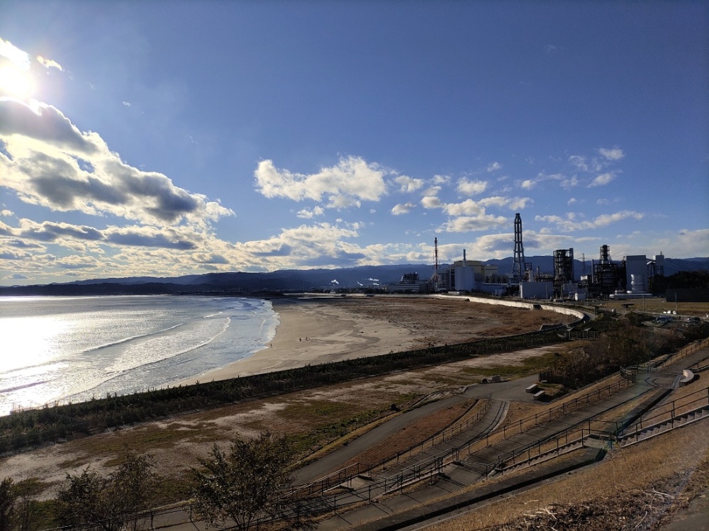 いわき市植田地区の海
