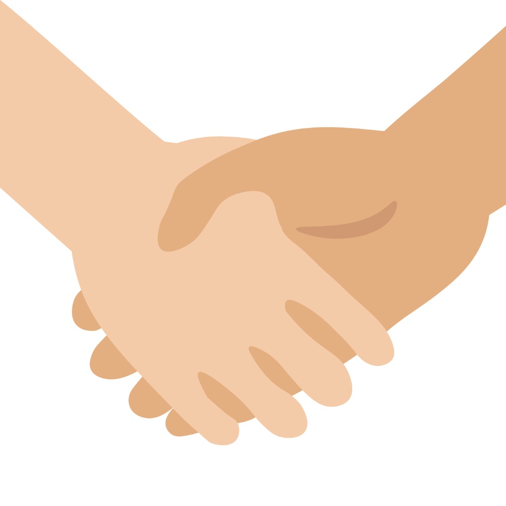 手を繋いでいる