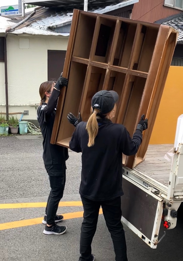 大分市 UHand 不用品回収 作業風景