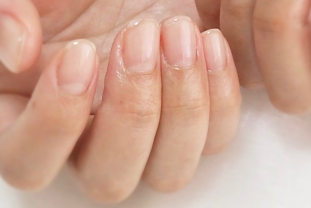 自爪育成をして指先に変化