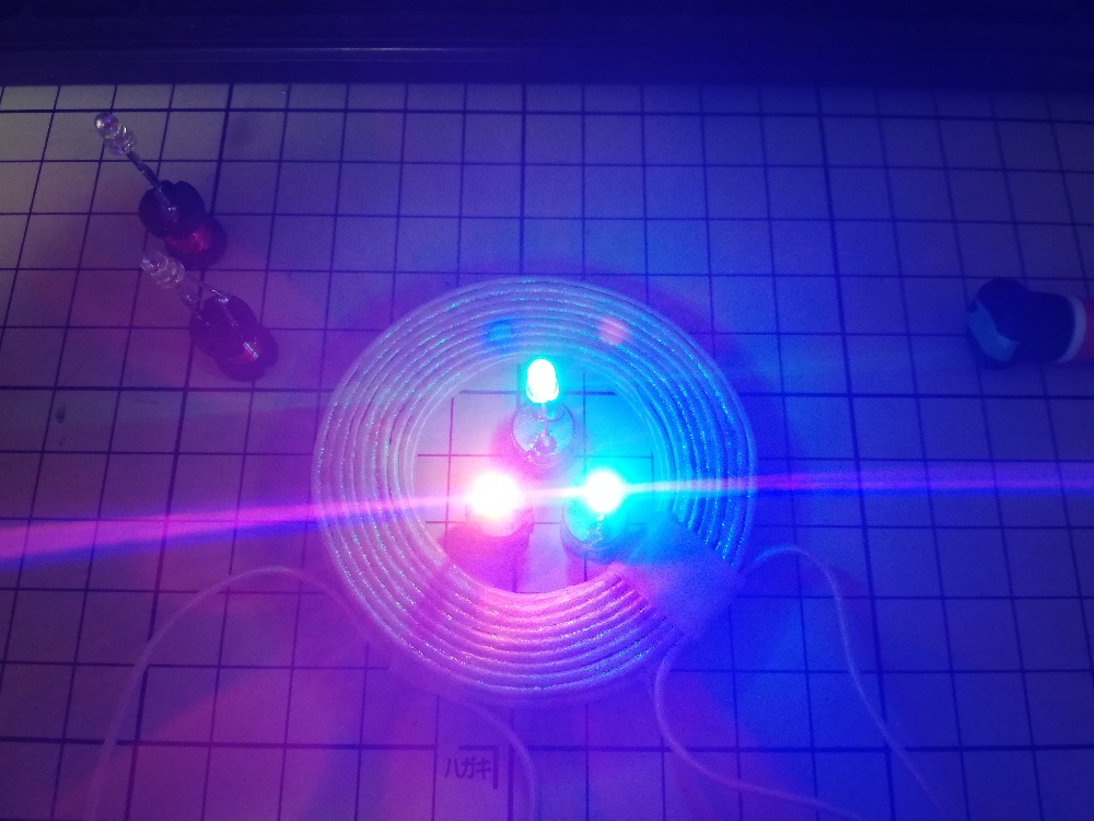 LED ワイヤレス給電 プラモデル