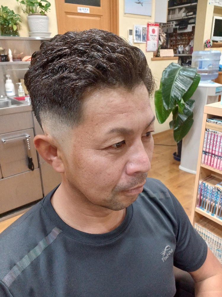 アイロンパーマ