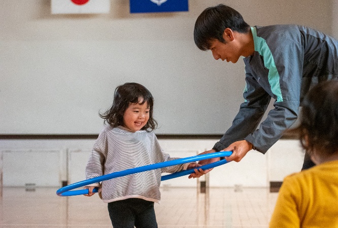 体育教室の子どもの様子