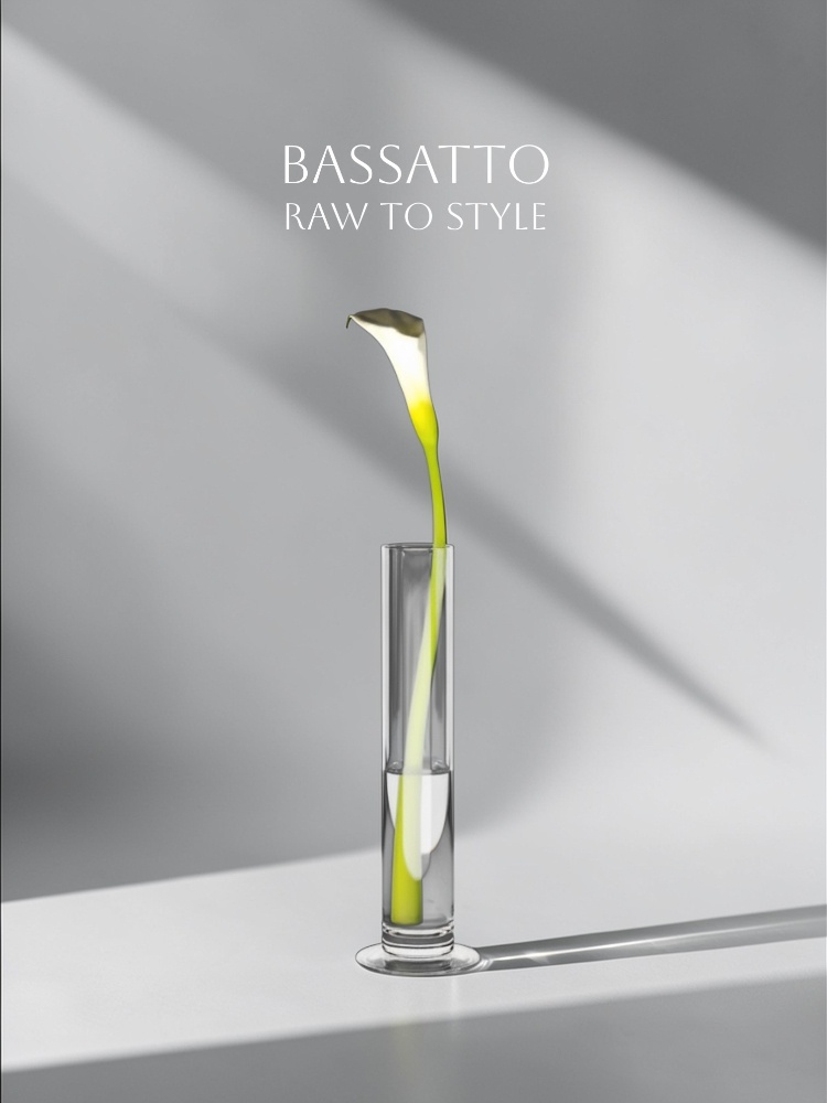 市場からスタイルへ。RAWな花と観葉植物を通して、BASSATTOが提案する“生の素材を暮らしに取り入れる”ブランドストーリーのメインビジュアル。