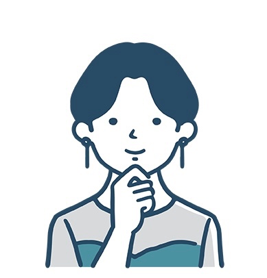 嬉野つばさの占いを受けて満足してる女性のイラスト。