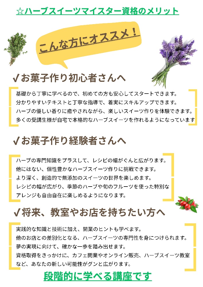 ハーブスイーツ協会