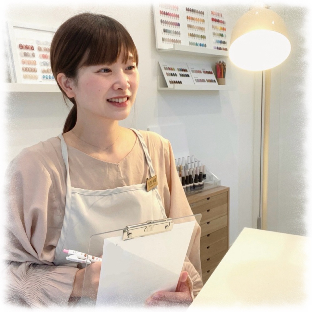 栃木県小山市自爪育成ネイルサロン【ラ・クレール】カウンセリングの様子