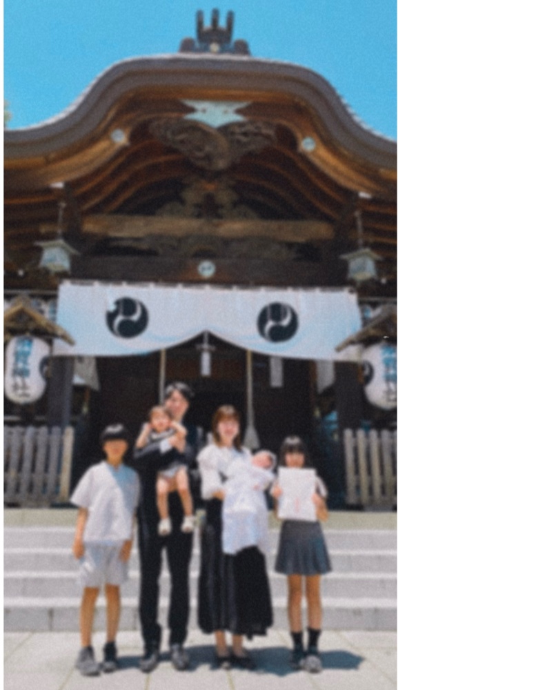 小山市自爪育成ネイルサロン ラ・クレール 家族写真