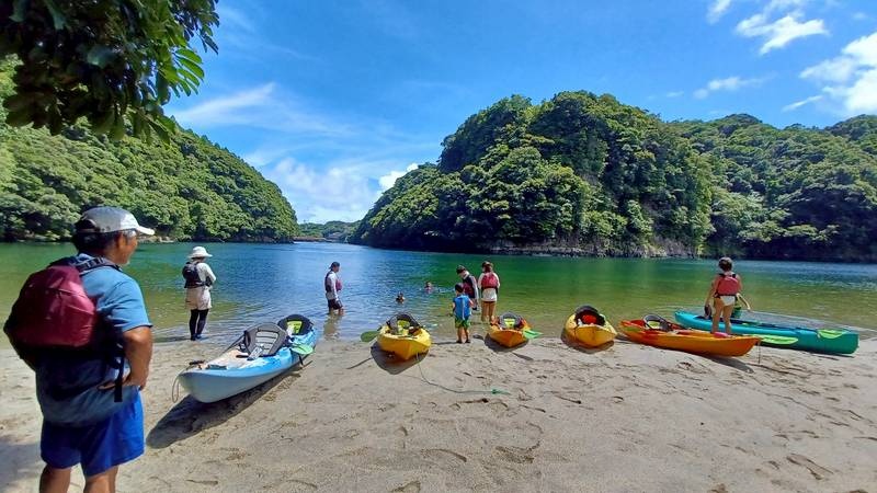 屋久島でカヌーとSUP ツアー
