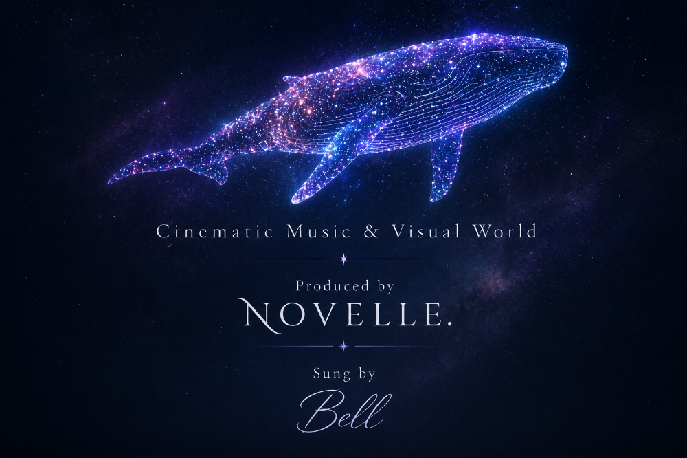 NOVELLE.のロゴと白狼