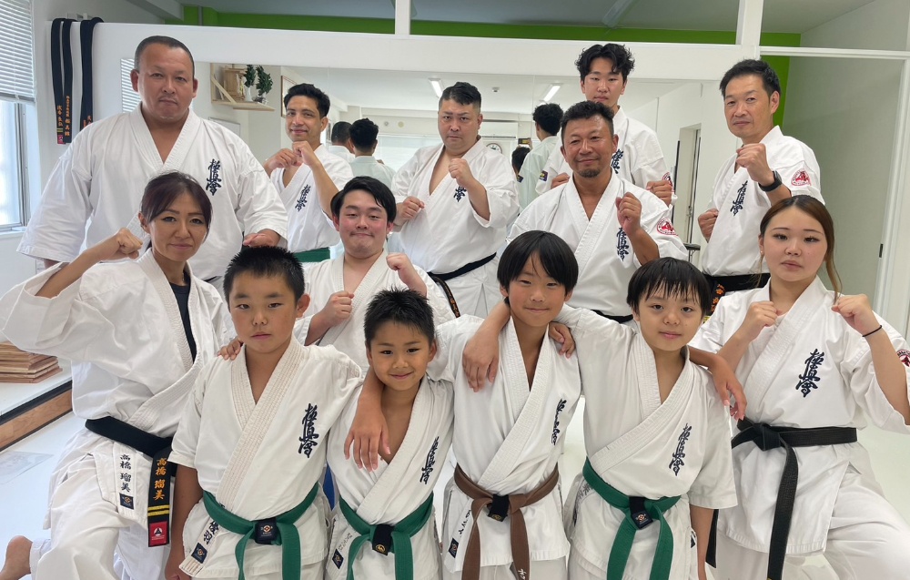 稽古後の集合写真