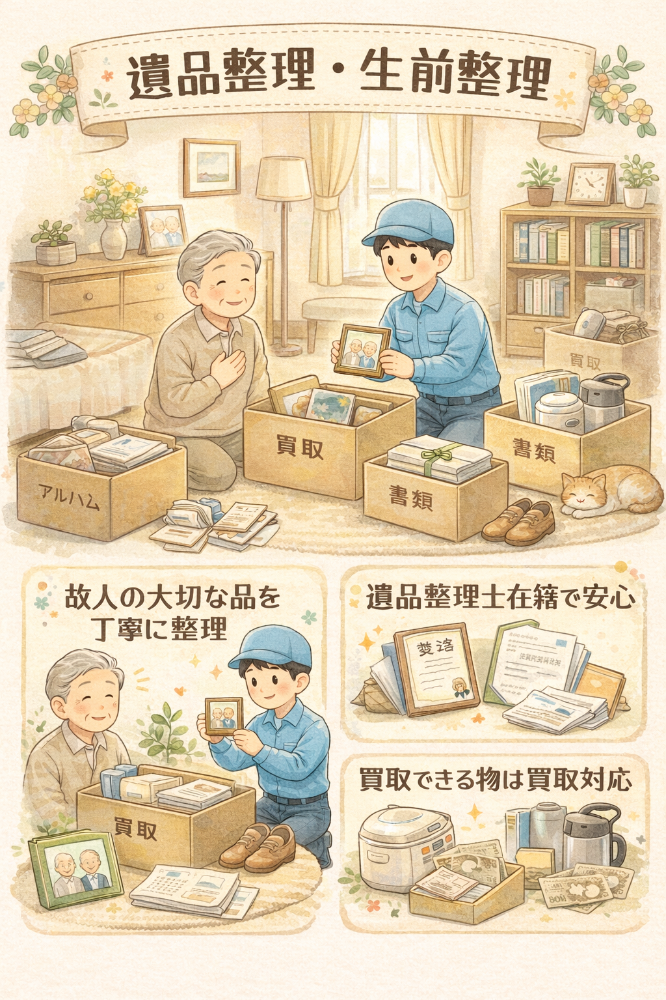 掛川市の便利屋アットライフ｜遺品整理、生前整理 | 掛川市の便利屋