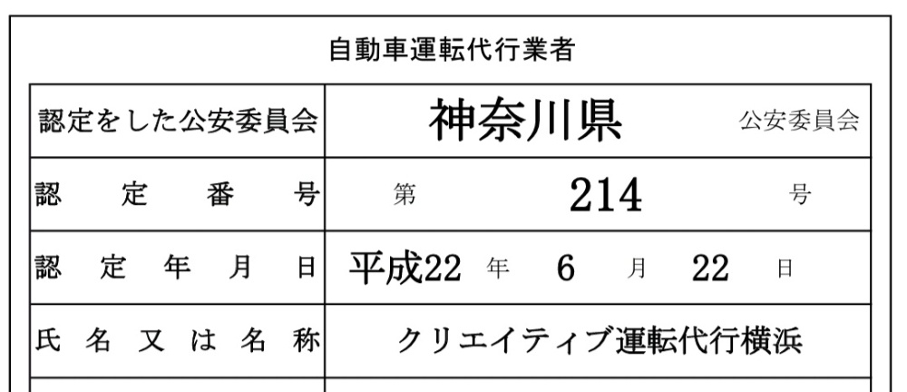 運転代行イメージ