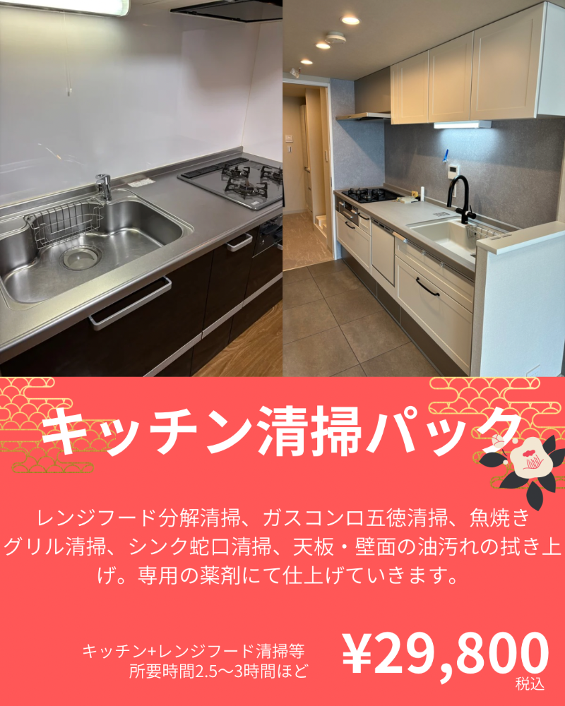 キッチン清掃東京、キッチン清掃世田谷区、キッチン清掃川崎市