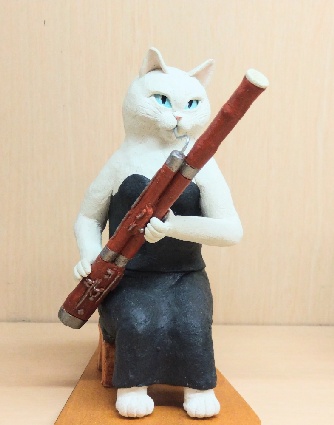 陶製猫アート ネコロジックアーツ 正木卓の作品