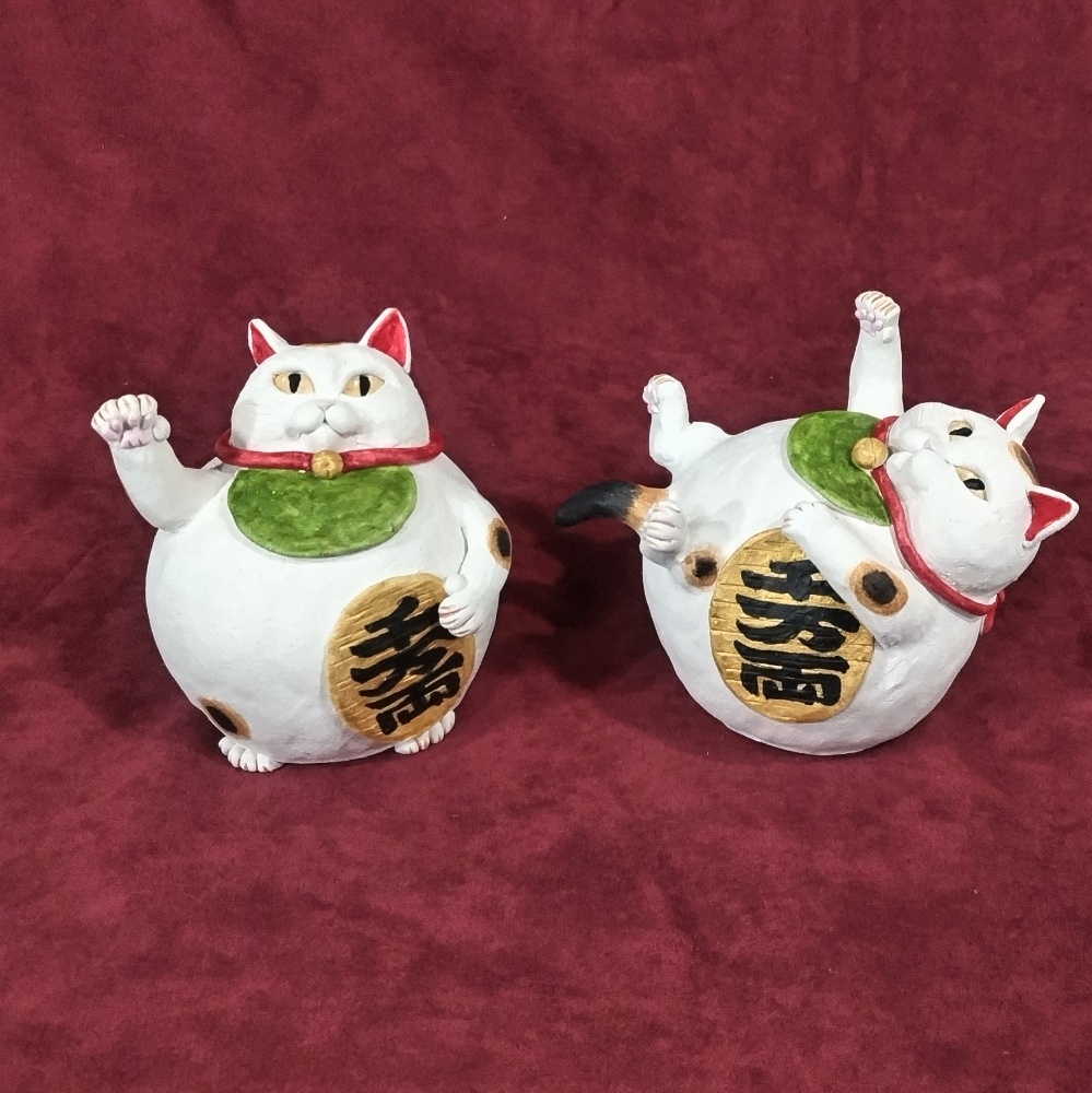 陶製猫アート ネコロジックアーツ 正木卓の作品