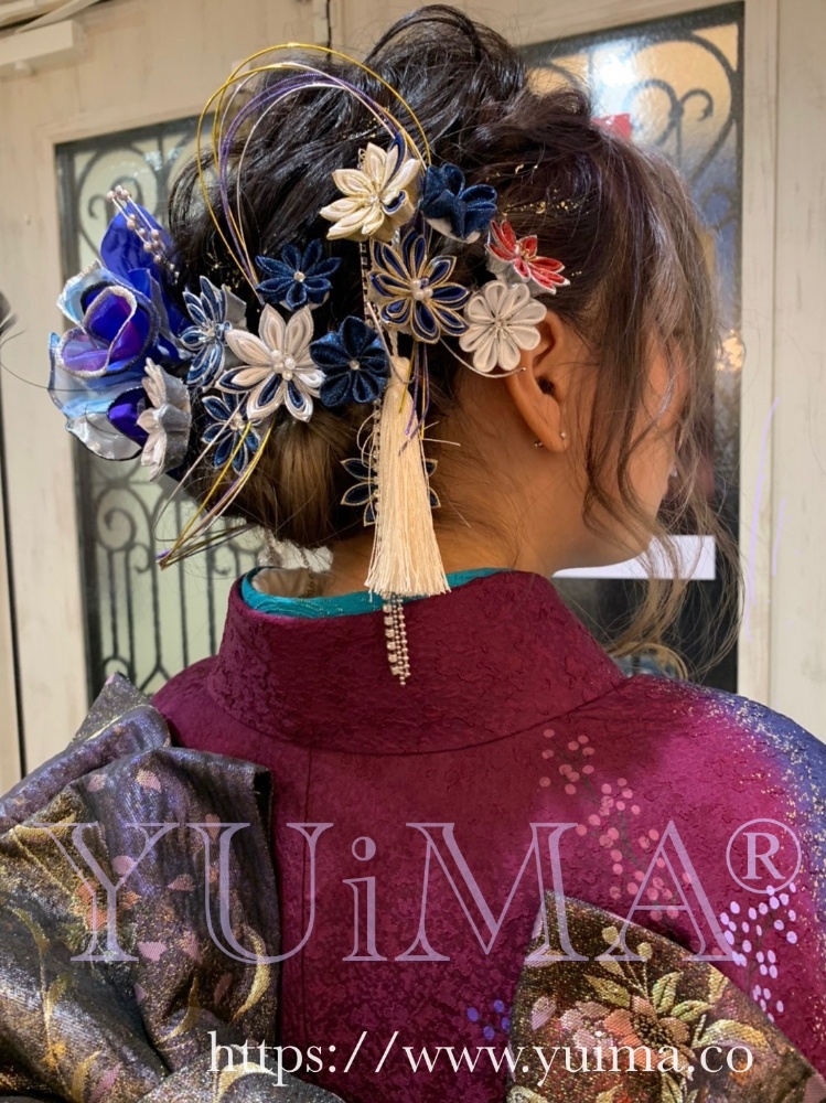 成人式振袖レンタル・着付・ヘアメイク・髪飾り・前撮りワンストップ