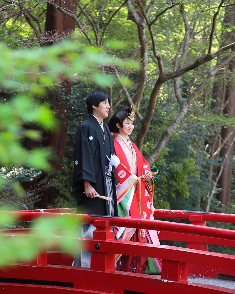 小國神社十二単結婚式