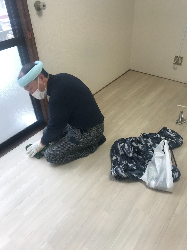 仙台での原状回復　床クッションフロワー工事激安
