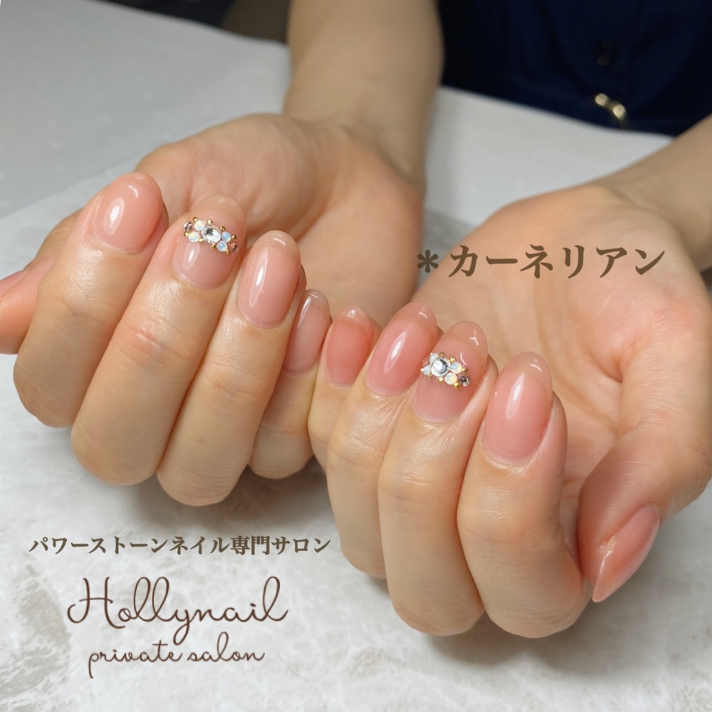 パワーストーンネイル(アートあり）