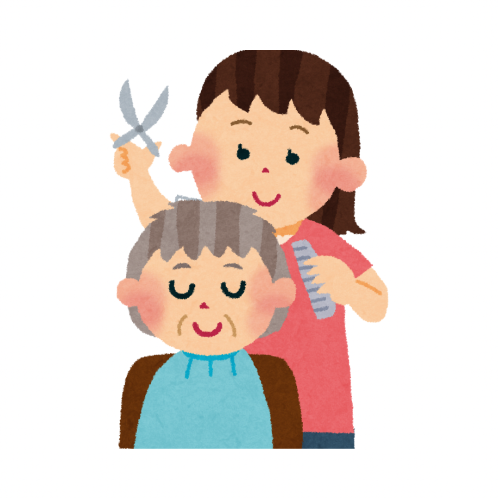 訪問理美容hairworks縁のイメージロゴ