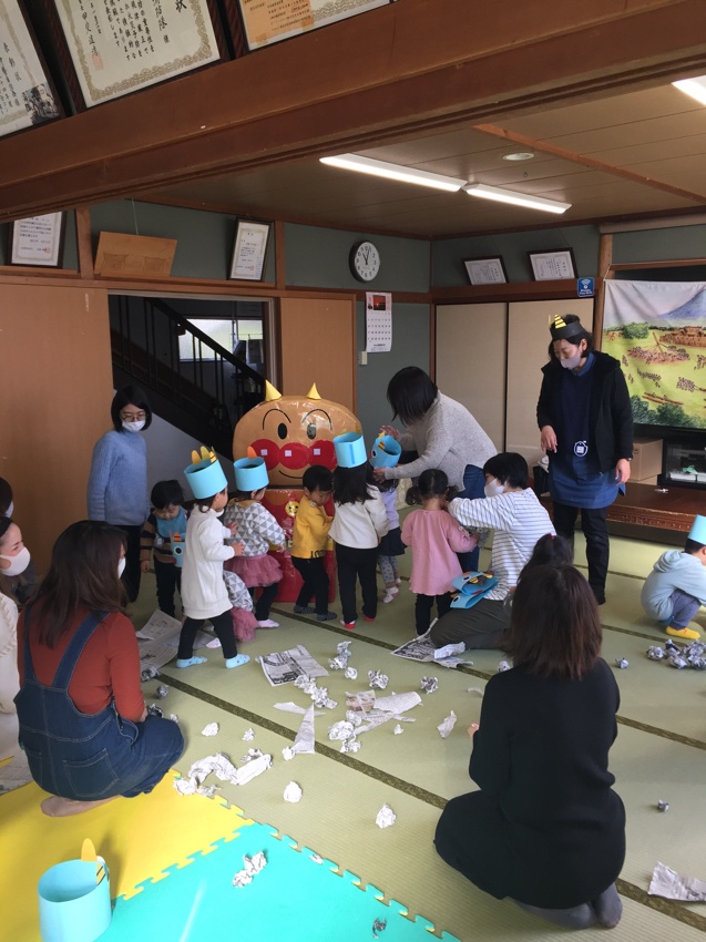 1月19日 もりの風こども園の先生がきてくれました 伊勢すいすいクラブ 活動記録