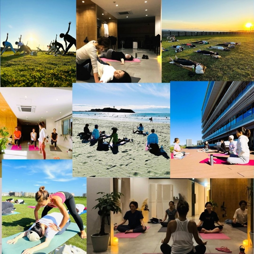 ビーチヨガ・サロンヨガ ＠湘南/鵠沼海岸