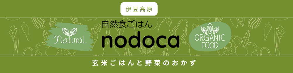 伊豆高原の自然食ごはんnodoca