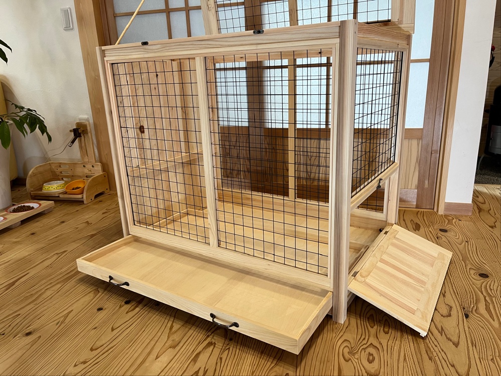 ウサギ小屋 完成‼️ - ハンドメイドショップ 木工房 NA Woodworks ブログ