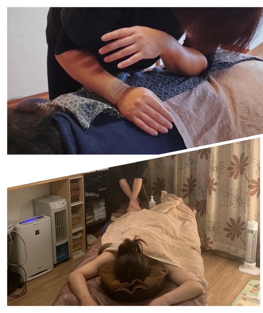 リンパマッサージ60分+もみほぐし60分=120分コース