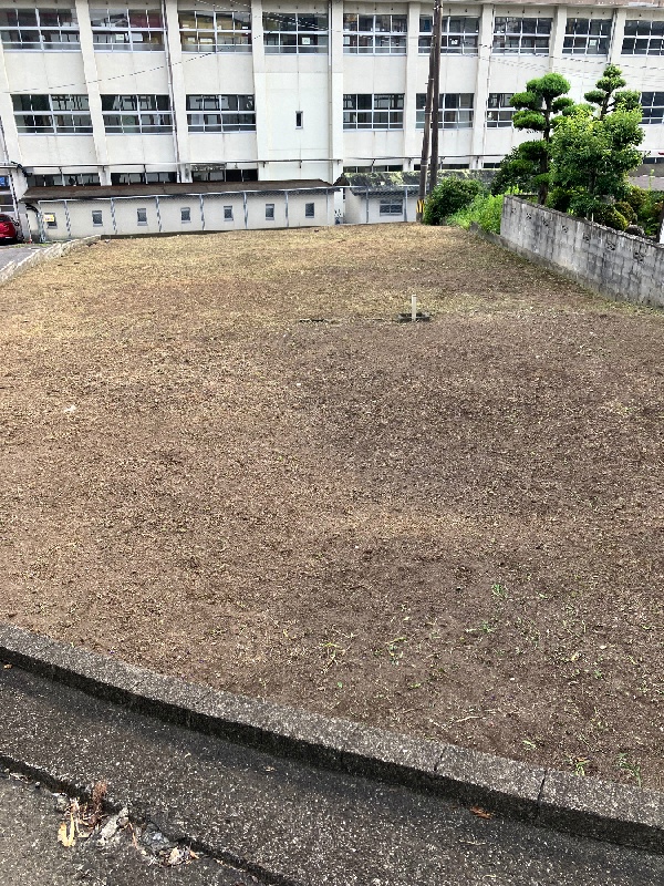 草刈り後に整った敷地