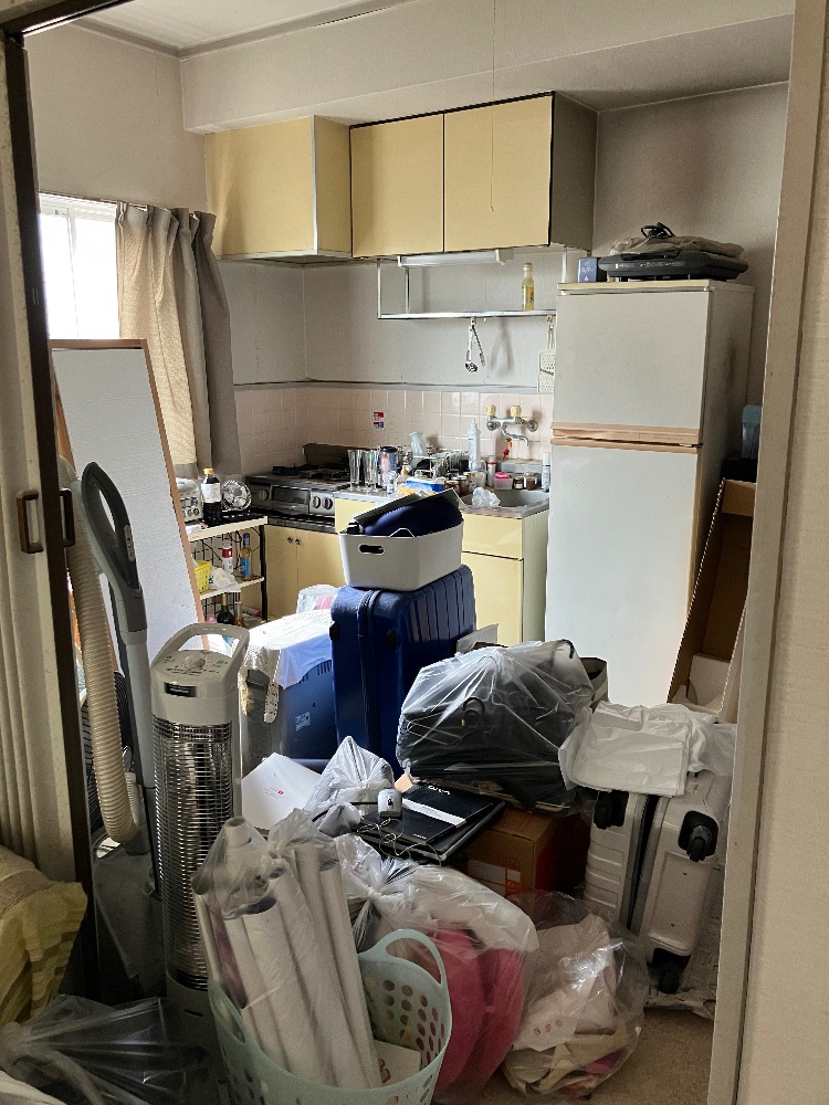 事例：退去後の片付け（家財の整理・撤去） BEFORE（作業前）