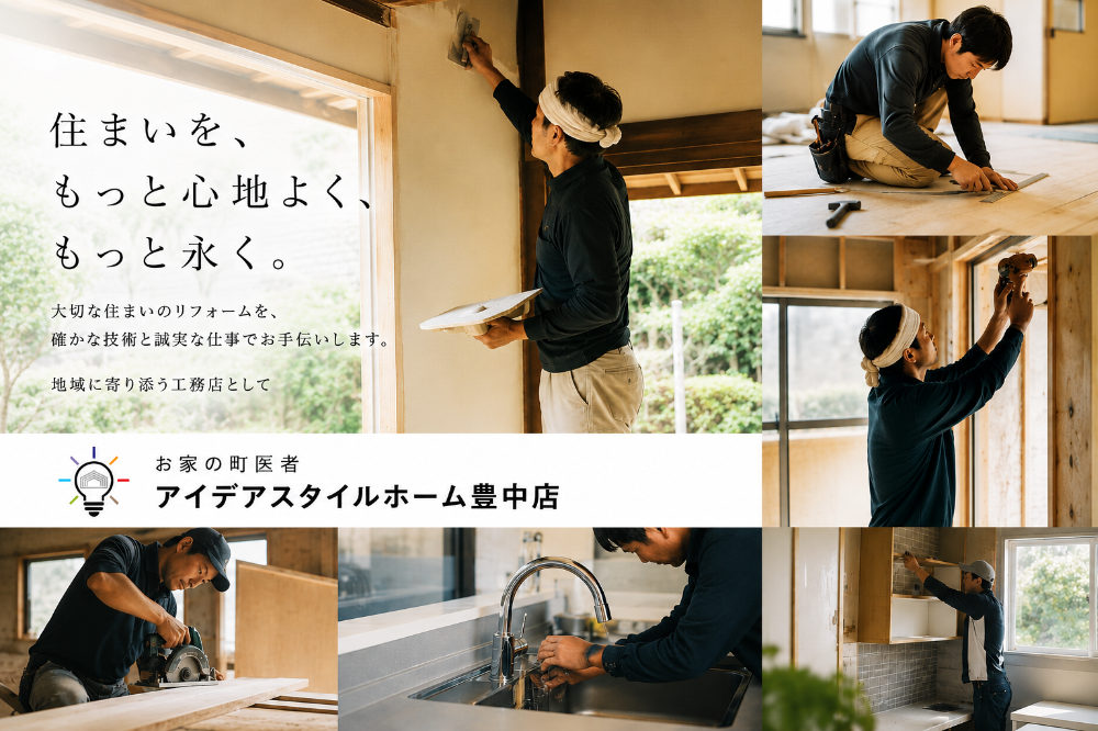 豊中市北桜塚にあるリフォームに自信のある地域密着型工務店