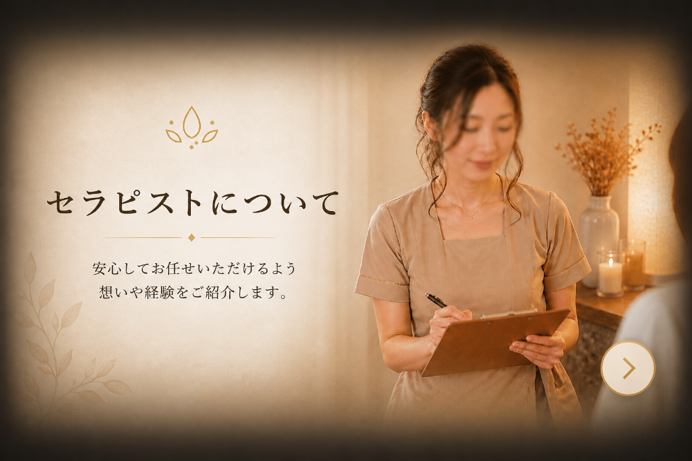 佐賀アロマ メンズサロン リラクゼーション　オイルマッサージ　Water Lily Relaxation&Aroma ぜひ1度癒やしのお時間を過ごされてみて下さい