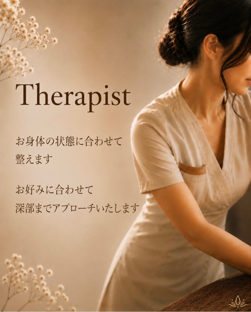 佐賀アロマ　メンズサロン リラクゼーション Water Lily Relaxation&Aromaセラピスト紹介　ぜひ1度癒やしのお時間を過ごされてみて下さい