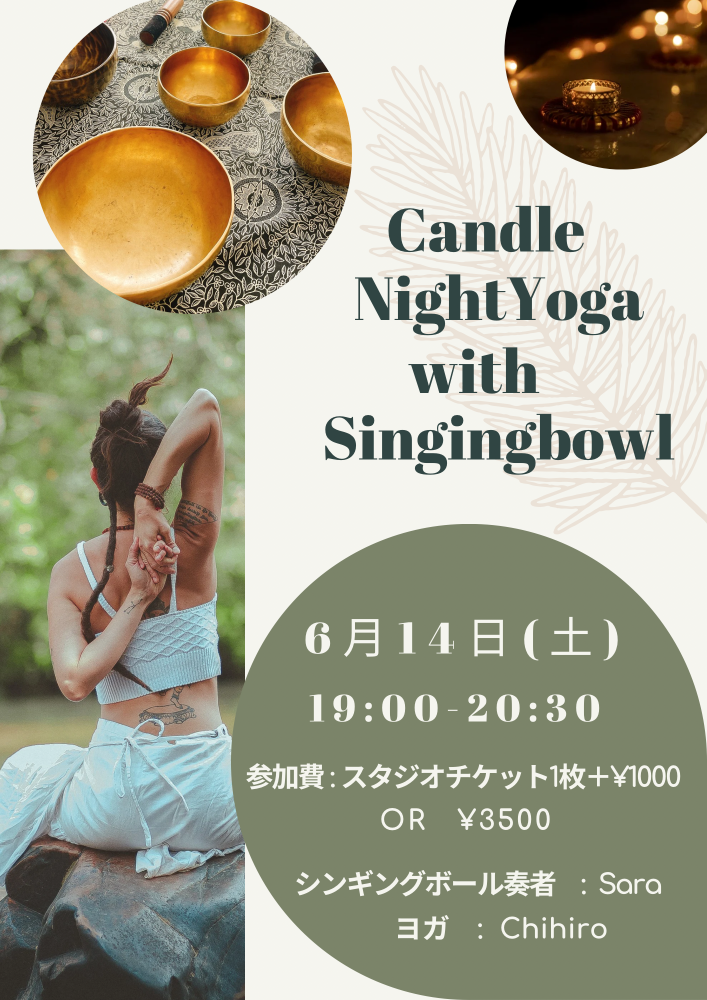 Candlenight Yoga with Singingbowl