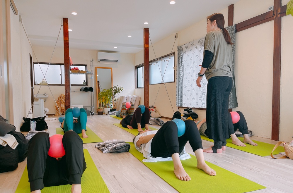 RingaYoga(リンガヨガ）ピラティスクラスの風景