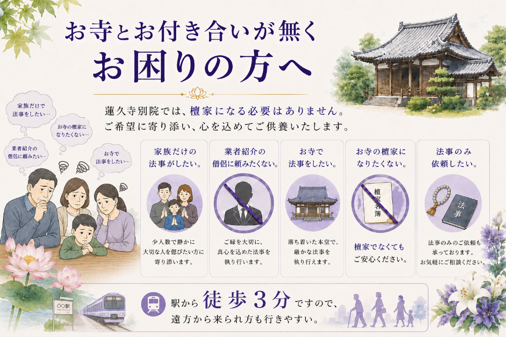 神戸でお坊さんをお探しの方、お坊さん派遣