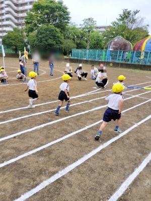 東京多摩幼稚園　運動会　組体操　かけっこ　年少　年長　武蔵村山　東大和　幼稚園　立川